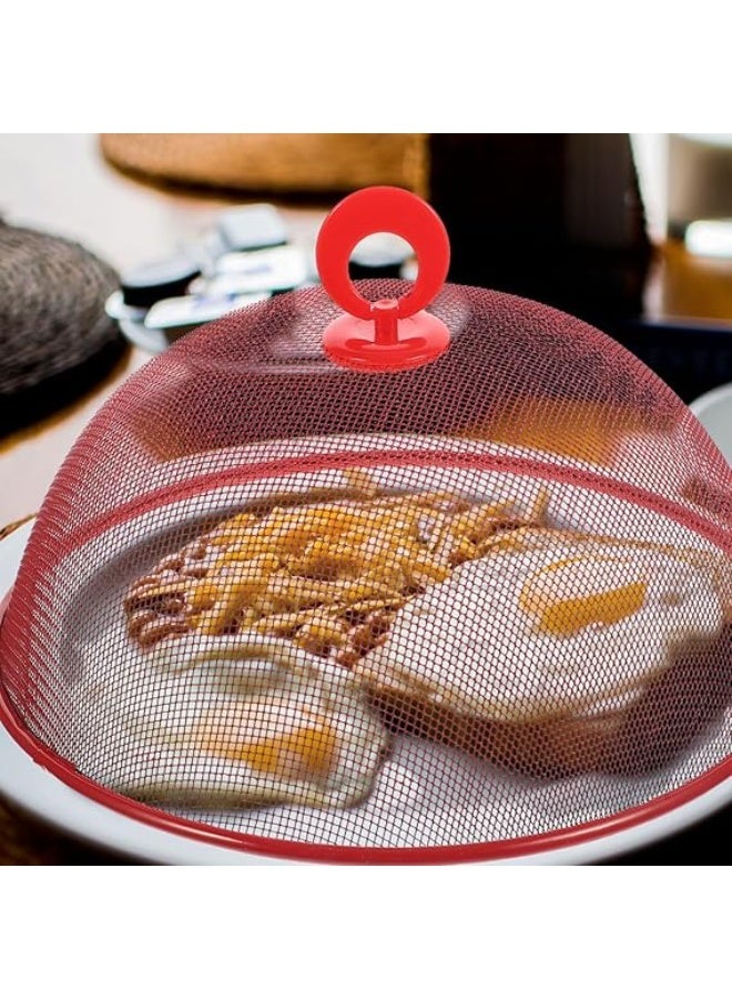 غطائين للطعام، غطاء قابل للطي للحماية من الحشرات، غطاء شبكي للمطبخ والحديقة، حماية الطعام لحفلات الشواء والبوفيهات - Image 5